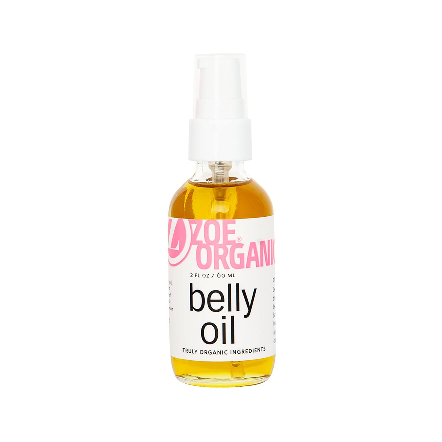 Zoe Organics - Belly Oil, Blend of Organic, Nutrient-Rich Oils that Supports Skin as it Stretches During Pregnancy, Rejuvenates Skin Postpartum with Stretch Marks and Scarring (2 Ounces)