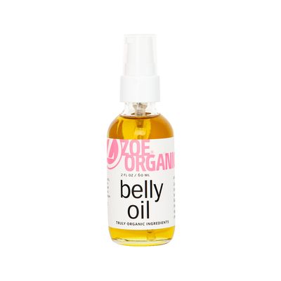 Zoe Organics - Belly Oil, Blend of Organic, Nutrient-Rich Oils that Supports Skin as it Stretches During Pregnancy, Rejuvenates Skin Postpartum with Stretch Marks and Scarring (2 Ounces)