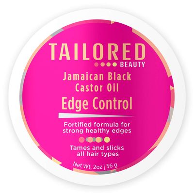 Tailored Beauty Jamaican Black Castor Oil Edge Control - Moisture &amp; Shine with Aloe Vera and Coconut Oil for Natural Hair