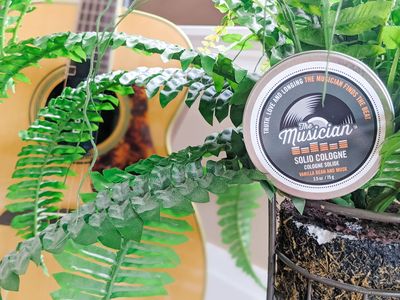 Walton Wood Farm Solid Cologne (The Musician) Vanilla Bean &amp; Musk Scent Vegetarian Friendly, and Paraben-Free 2.5 oz