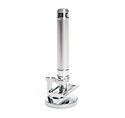 MHLE TRADITIONAL Stand for Razors | Shave Accessory | Robust Stainless Steel