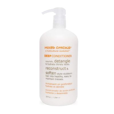 Mixed Chicks Detangling Deep Conditioner - Softens, Moisturizes &amp; Detangles Straight or Curly Hair, 33 fl.oz