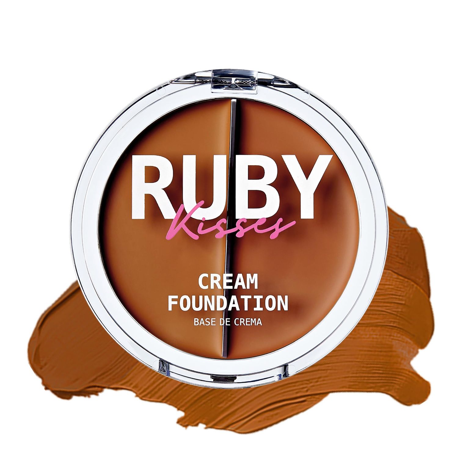 Ruby Kisses 3D Face Creator Cream Foundation &amp; Concealer, 12 Hours Long Lasting, Medium to Full Coverage, Non-Greasy, Ideal for Makeup &amp; Contour Palette (Level 10)