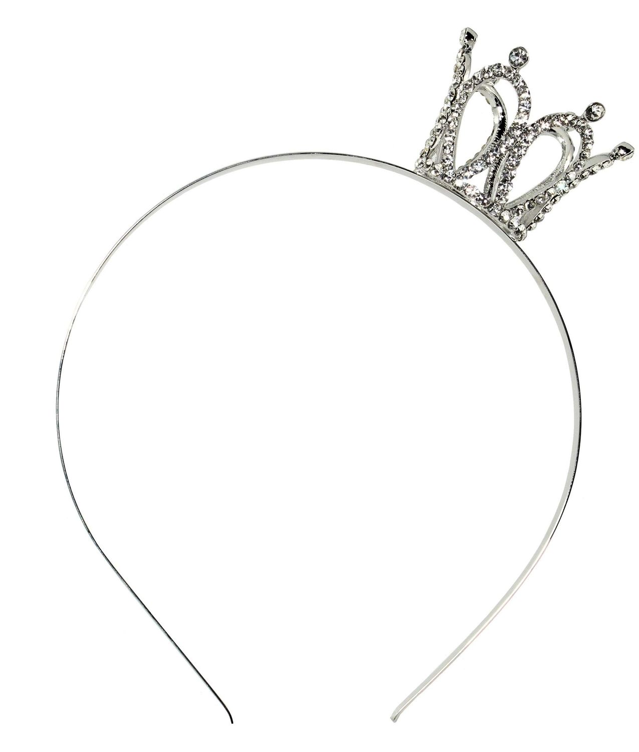 Elegant Birthday Crown, Tiara and Headband for Girls and Women - Queen-Inspired Silver Crowns for Parties and Celebrations