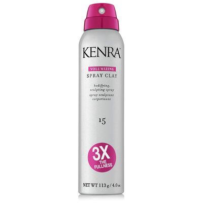 Kenra Volumizing Spray Clay 15 | Bodifying, Fullness Spray | 3X The Fullness | Medium Hold | Provides Texture &amp; Volume With A Long-Lasting Finish | All Hair Types | 4 oz