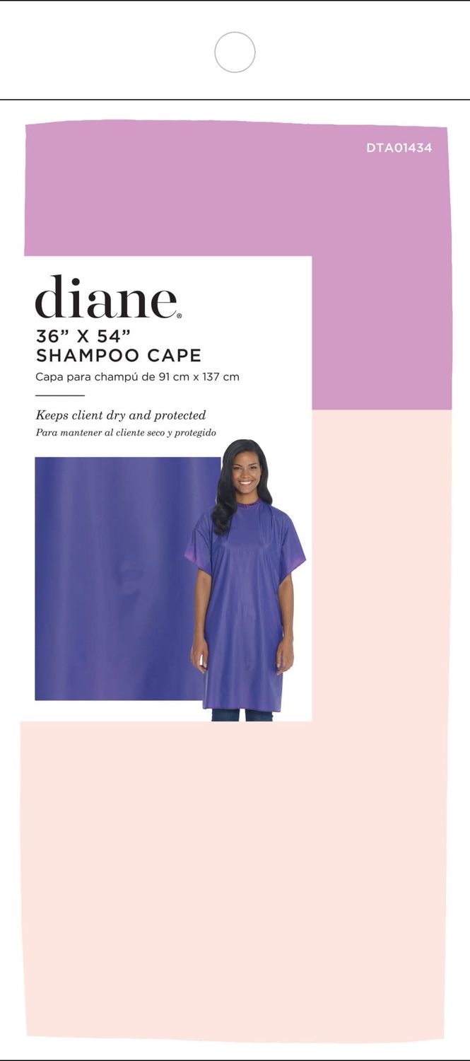 Diane DTA01434 Purple Shampoo Cape