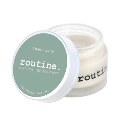 Routine Natural Deodorant Sweet Jane Deo Jar | 2 Fluid Oz. Natural Deodorant | Aluminum Free Natural Deodorant For Women &amp; Men (Cream Jar Formula)