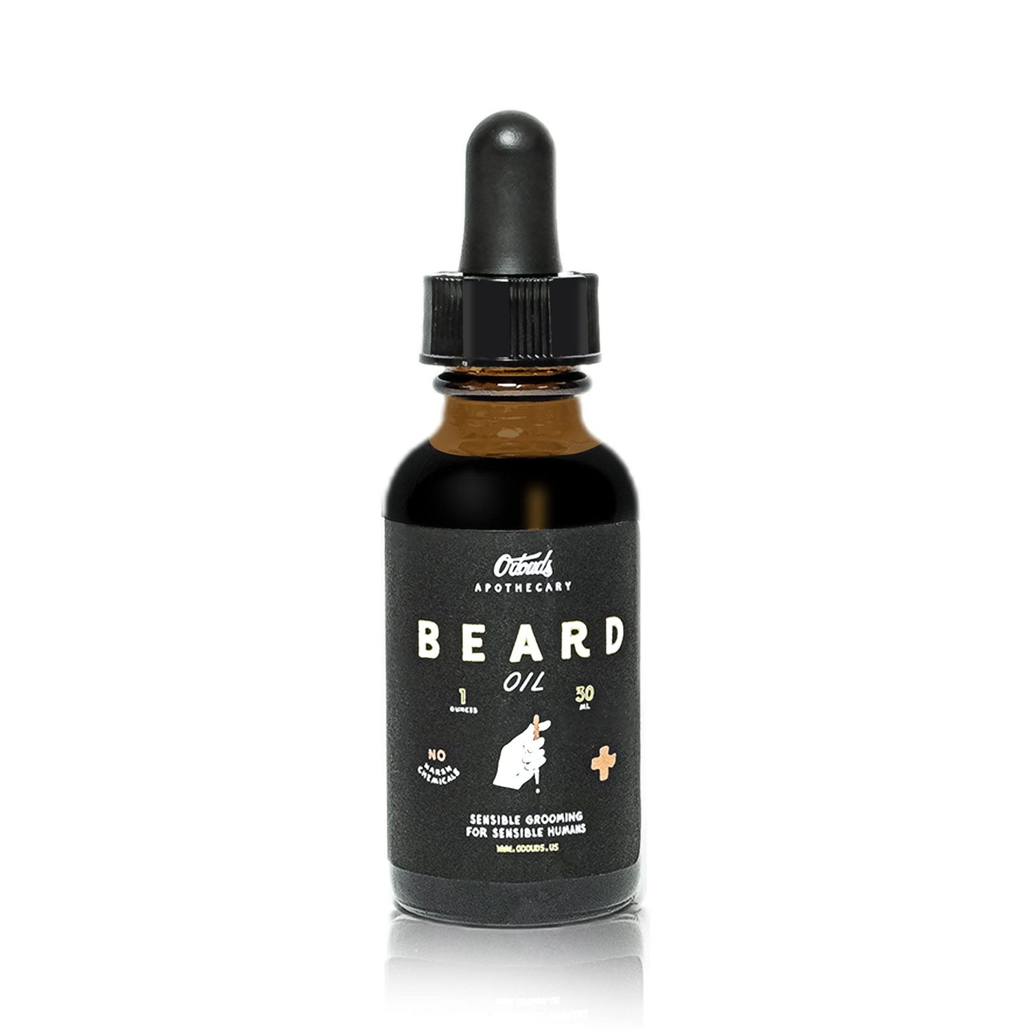 O'Douds Beard Oil for Men - Natural, Vegan Beard Conditioner &amp; Mustache Oil with Jojoba Oil - Softens &amp; Moisturizes Beards &amp; Mustaches with Forest Scent (1oz.)
