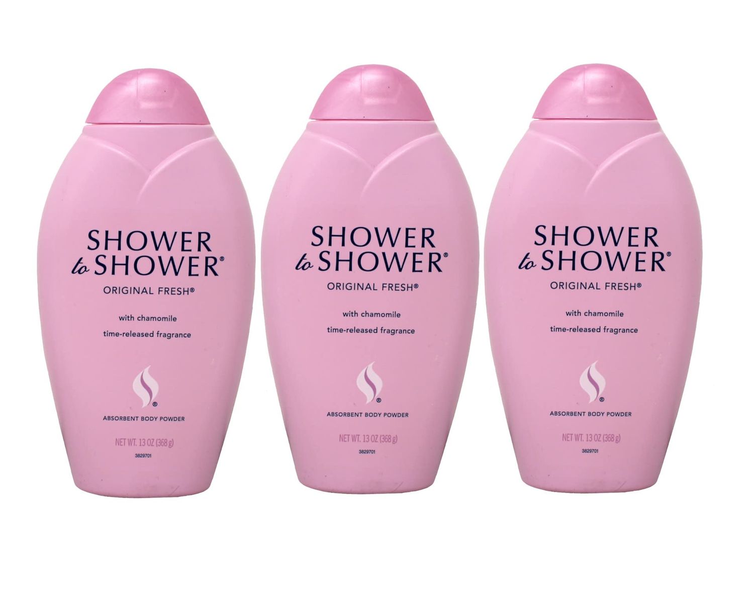 SHOWER TO SHOWER Body Powder Original Fresh 13 oz (Pack of 3)