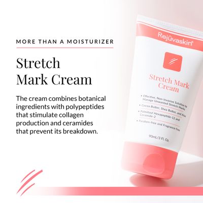 Rejuvaskin Stretch Mark Cream, Helps Improve and Prevent Stretch Marks from Pregnancy or Weight Change, 3fl oz / 90ml