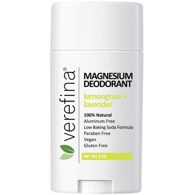 Verefina Aluminum Free Deodorant For Men &amp; Women | All Natural | Hypoallergenic | Paraben Free | Non Toxic | Cruelty Free | Vegan | Natural Deodorant For Sensitive Skin | 3 Oz Stick