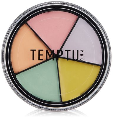 TEMPTU S/B Neutralizer Wheel - Includes 5 Color-Correcting Shades To Perfect &amp; Even Out All Skin Types &amp; Tones | Multi-use, Can Be Applied With Brush, Sponge, or Fingertips, 1 pack
