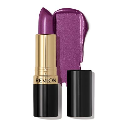 Revlon Lipstick, Super Lustrous Lipstick, Creamy Formula For Soft, Fuller-Looking Lips, Moisturized Feel in Berries, Violet Frenzy (027) 0.15 oz
