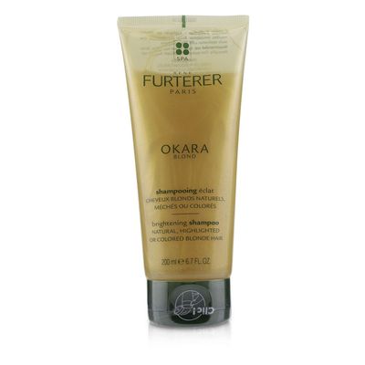 Rene Furterer OKARA BLONDE Brightening Shampoo, Natural Highlighted &amp; Bleached Blonde, 6.7 oz.