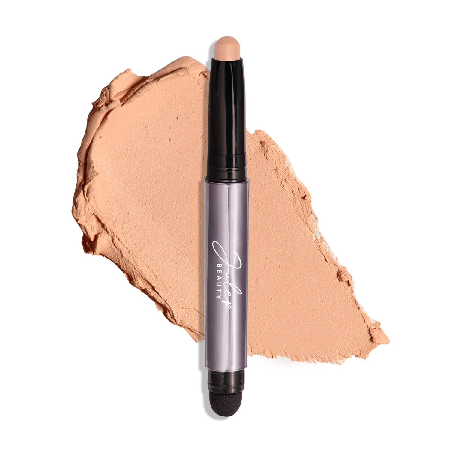 Julep Eyeshadow 101 Crme-to-Powder Waterproof Eyeshadow Stick - Desert Matte - Long-Lasting, Crease-Proof, Light Beige Matte Cream Eyeshadow with Built-in Smudger