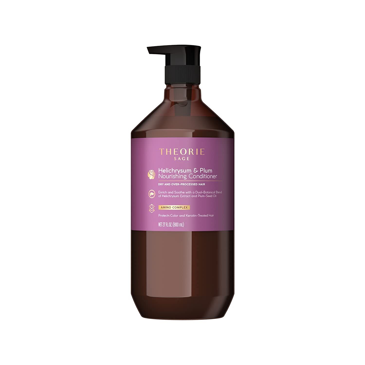 Theorie Helichrysum &amp; Plum - Nourishing Conditioner - For Dry &amp; Over Processed Hair, 800mL