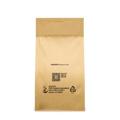 Pure Original Ingredients Epsom Salt (2 lb) Pure Magnesium Sulfate, Food Grade, Soaking Solution.