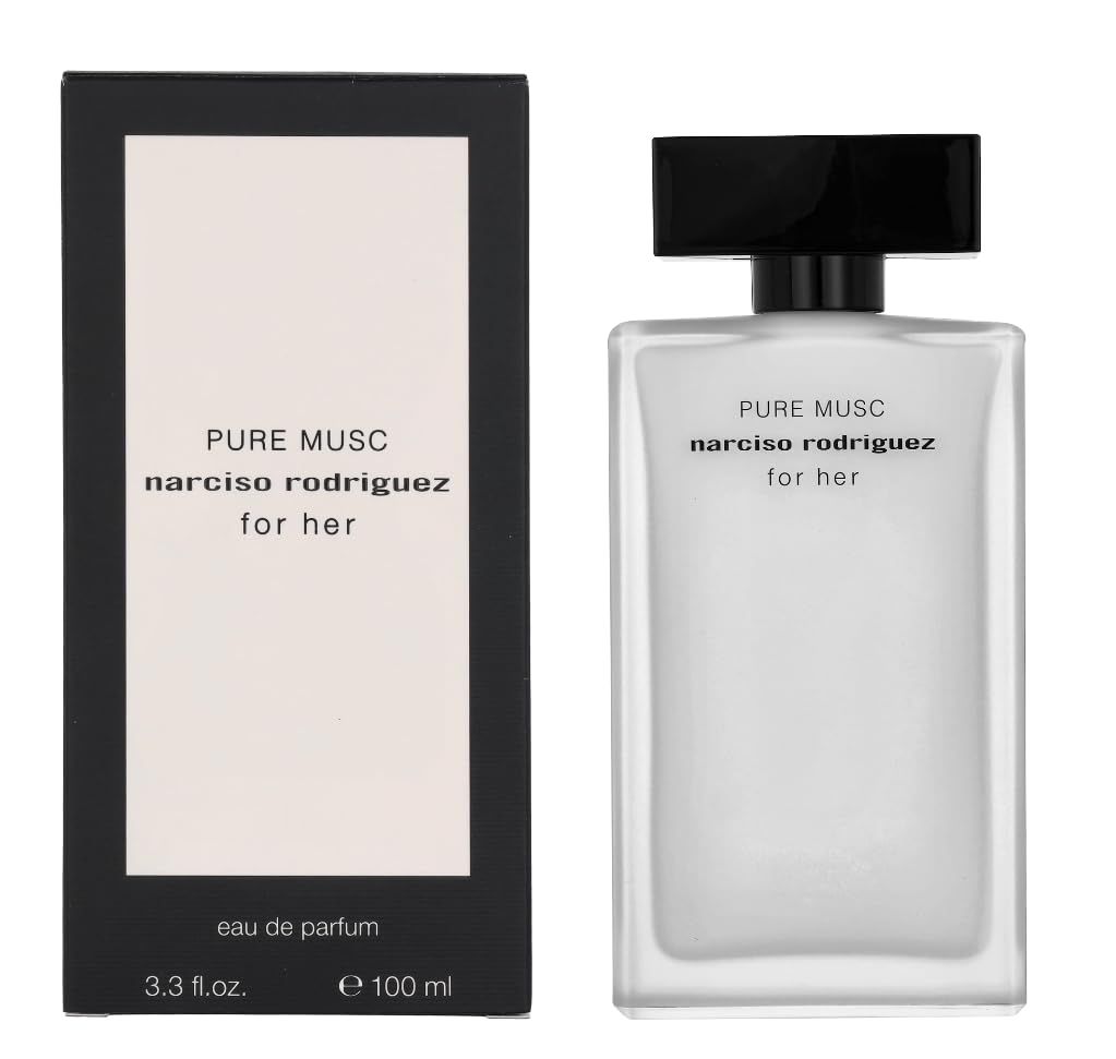 NARCISO RODRIGUEZ Pure Musc for Woman Eau De Parfum Spray, 3.3 Fluid Ounce