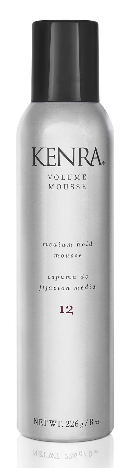 Kenra Volume Mousse 12 | Medium Hold Mousse | Non-Drying, Non-Flaking Lightweight Formulation |Styling Control Without Stiffness Or Stickiness | Tames Frizz &amp; Conditions | All Hair Types | 8 oz