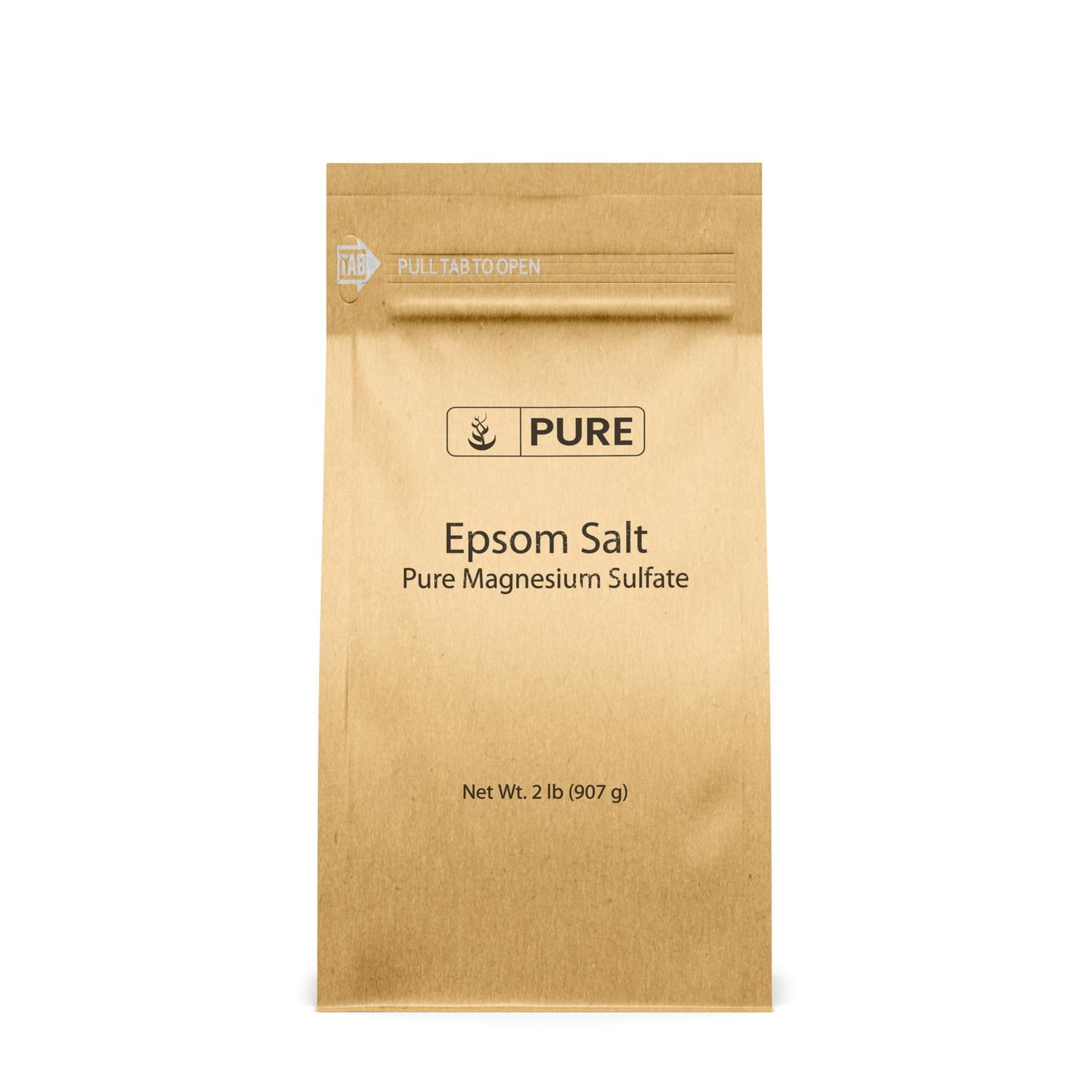 Pure Original Ingredients Epsom Salt (2 lb) Pure Magnesium Sulfate, Food Grade, Soaking Solution.