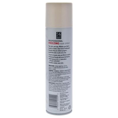 Salon Grafix Freezing Hair Spray Mega Hold - Quick-Drying Hairspray for Women and Men - Volumizing Hair Spray - Professional Quality Results - 10 oz