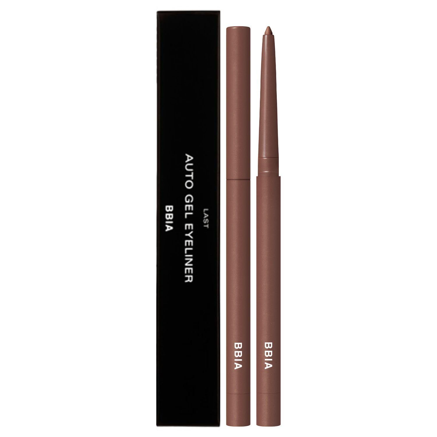 BBIA Last Auto Gel Eyeliner 17 Color - Multi-Use Longwear &amp; Waterproof Mechanical Eye Liner Easy Drawing with Smooth Texture Smudge-Resistant Shadow &amp; Glitter Vegan Korea Eye Makeup (03 ROSE BROWN)