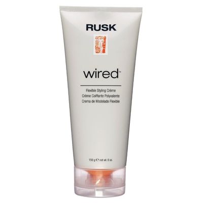 RUSK Designer Collection Wired Flexible Styling Creme, 6 Oz, Lifts, Shines, and Creates Soft, Gravity-Defying Body, Provides Pliable Style Support and Flexible Body