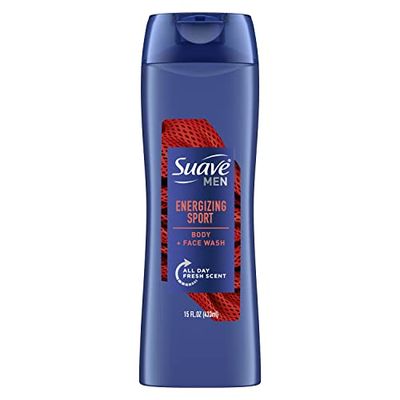 Suave Men Body Wash for Everyday Use Sport Fragrance Body Wash and Shower Gel 15 oz