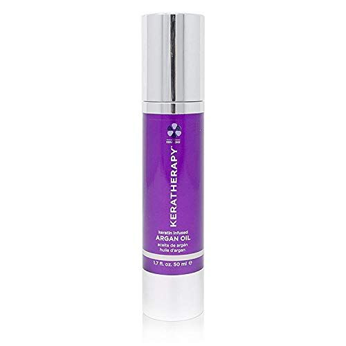 KERATHERAPY Keratin Infused Argan Oil, 1.7 fl. oz., 50 ml - Repairing Hair Care for Dry Damaged Hair, Frizz, Flyaways &amp; Easy Styling - Kerabond Technology for Smooth, Soft, &amp; Shiny Tresses