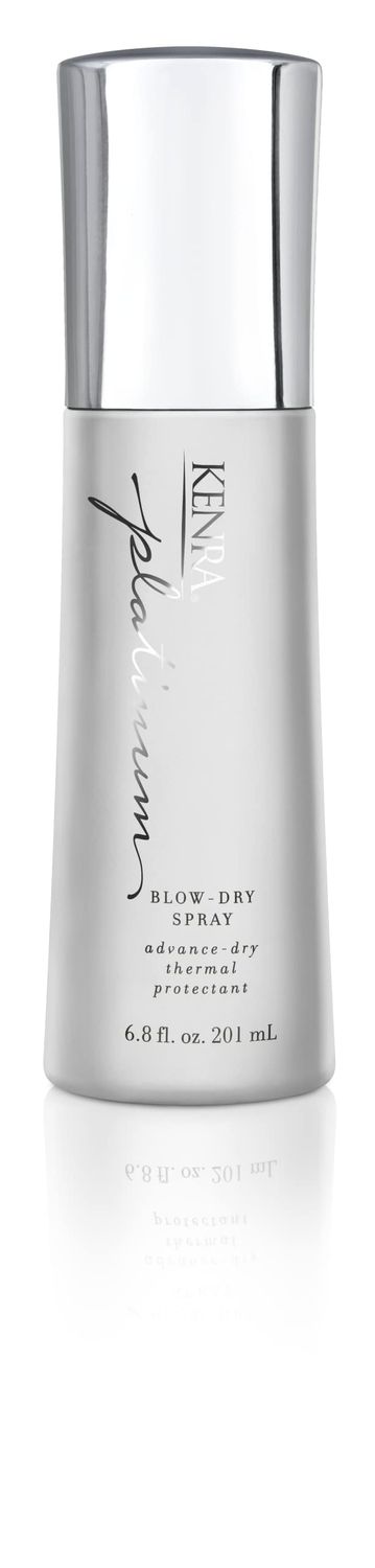 Kenra Platinum Blow-Dry Spray | Time-Saving Heat Protectant | Detangles, Smooths, and Softens | Eliminates Frizz &amp; Resists Humidity | Medium To Coarse Hair | 6.8 fl. oz