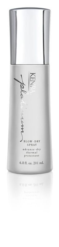 Kenra Platinum Blow-Dry Spray | Time-Saving Heat Protectant | Detangles, Smooths, and Softens | Eliminates Frizz &amp; Resists Humidity | Medium To Coarse Hair | 6.8 fl. oz