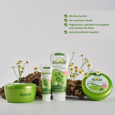 kamill Hand and Nail Cream Classic with Natural Chamomile 3.3 Oz 100 Ml by kamill