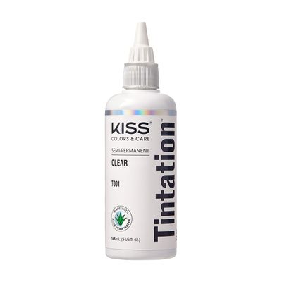 Kiss Tintation Semi-Permanent Hair Color 5 Ounce (Clear)