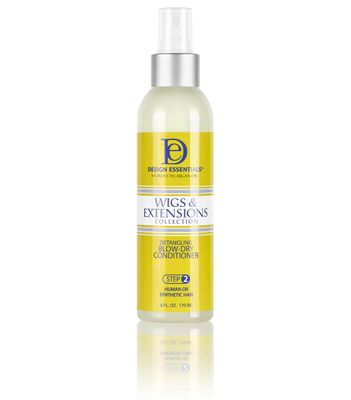 Design Essentials Moroccan Argan Oil Detangling Blow-Dry Conditioner- Wigs &amp; Extensions Collection, 6 Oz (Packaging may vary)