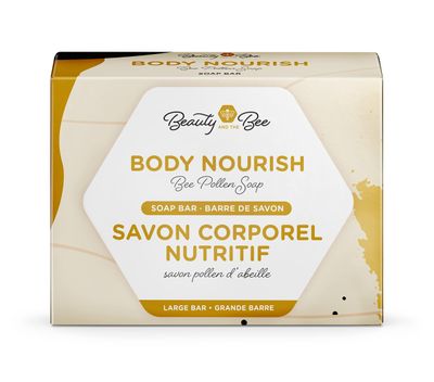 Beauty and the Bee Body Nourish With Bee Pollen Soap, 109 GR
