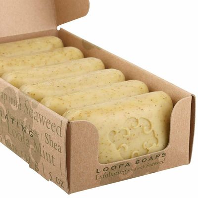 Baudelaire Exfoliating Sea Loofa Soap - Natural Fragrance - Hydrating &amp; Moisturizing Triple-Milled Luxury, 5 oz (Pack of 6)