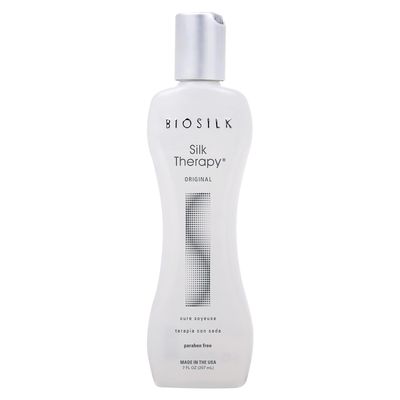 BioSilk Silk Therapy Original, Reconstructing Treatment For Adding Shine &amp; Helping Prevent Split Ends, Sulfate, Paraben, &amp; Cruelty-Free, 7 Oz