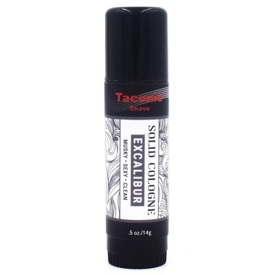 Taconic Shave All-Natural Excalibur Scent Men's Solid Cologne - Portable and Easy to Apply - Artisan Made in the USA