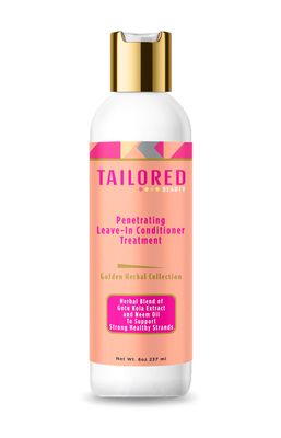 Tailored Beauty Leave in Conditioner - Cruelty-Free, Herbal Hair Conditioner For Dry, Damaged, Curly, Long, Thin Hair - Deep Moisture Penetrating Conditioner with Gotu Kola Extract &amp; Neem Oil, 237 ml