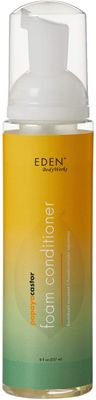EDEN BodyWorks Papaya Castor Foam Styling Conditioner | 8 oz | Reduce Frizz, Set Styles, Nourish &amp; Smooth Hair