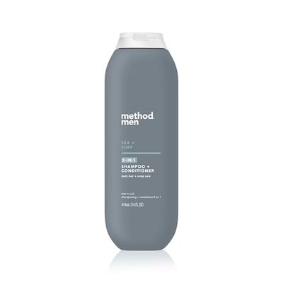 Method Men 2-in-1 Shampoo + Condtioner, Sea + Surf, 14 Ounces