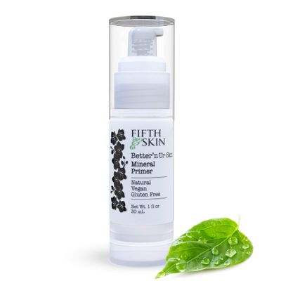 Fifth &amp; Skin Better&#39;n Ur Skin MINERAL MAKEUP PRIMER - Natural - Organic - Vegan - Cruelty Free - Hydrate, Minimize Pores &amp; Lines - Lightweight, Non-Greasy - ALL Skin Types - Paraben Free - 1 oz.