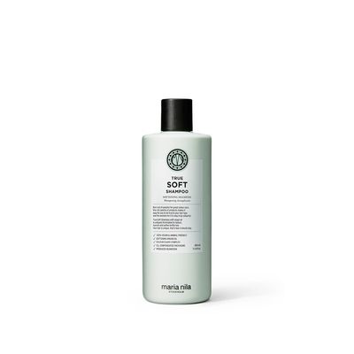 Maria Nila True Soft, Shampoo 11.8 Fl Oz, For Dry Hair, Argan Oil Remoisturises &amp; Reduces Frizz, 100% Vegan &amp; Sulfate/Paraben free