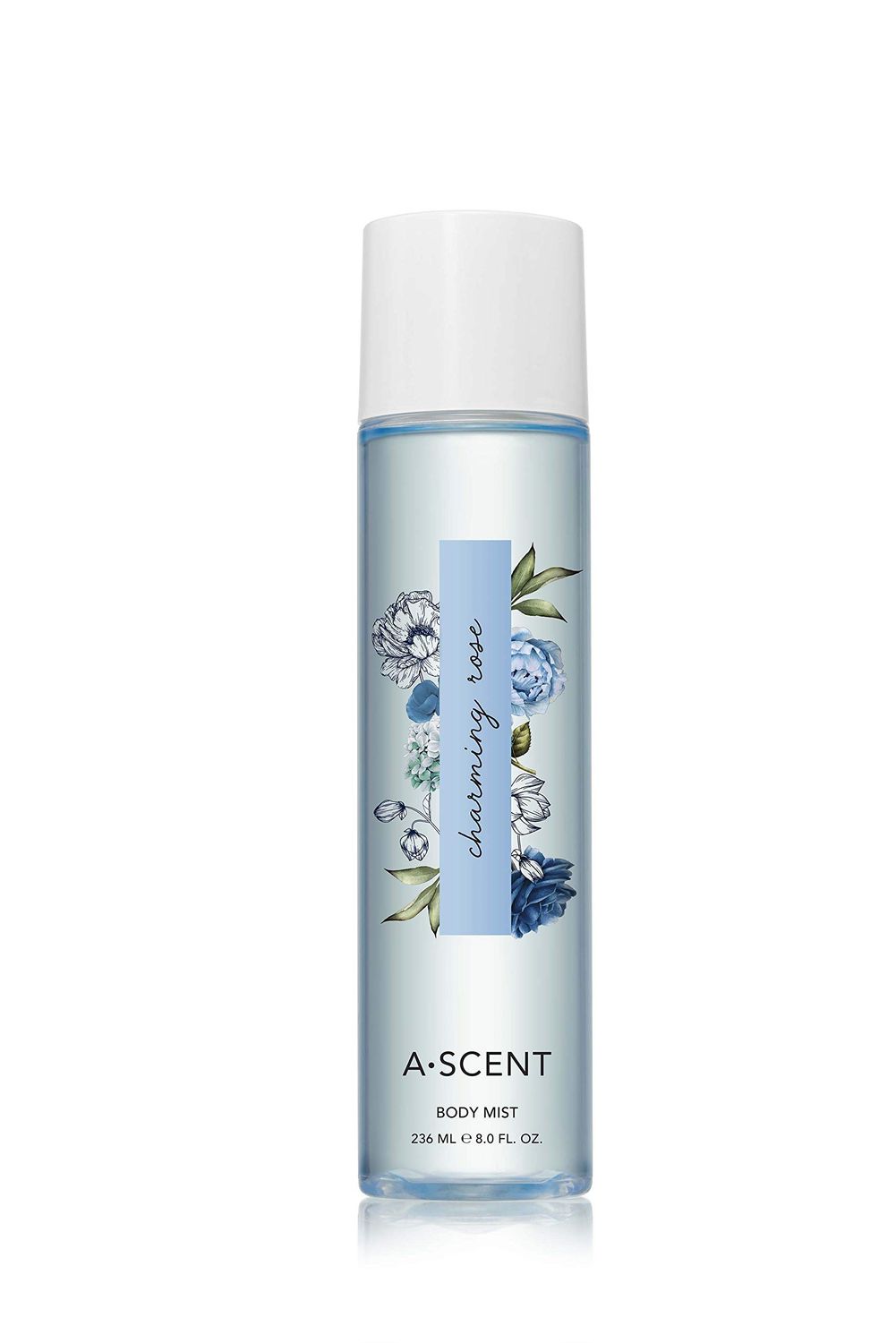 A?SCENT Charming Rose Body Mist | Light Misting Spray Fragrance for Women, 8.0 Fl Oz/ 236ml