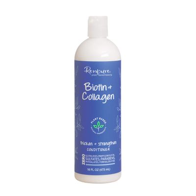 Renpure Plant-Based Beauty Biotin &amp; Collagen Thicken + Strengthen Conditioner, 16 Fluid Ounce