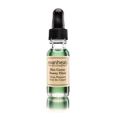 evanhealy Blue Cactus Beauty Elixir | Organic Jojoba &amp; Prickly Pear Oils | Soothing &amp; Illuminating Serum for All Skin Types