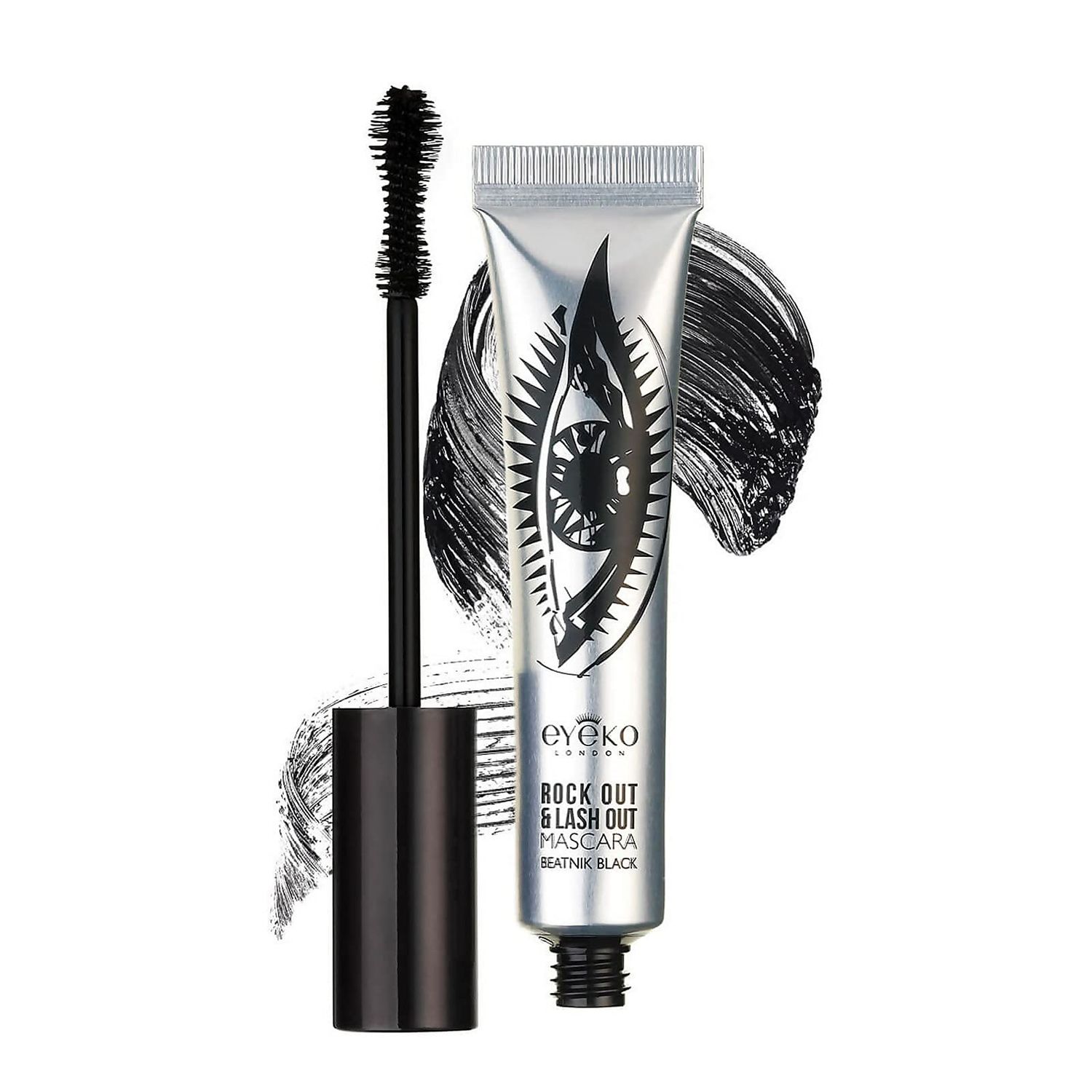 Eyeko Rock Out and Lash Out Thickening Mascara, Intense Black - Buildable Volume, Curl &amp; Length 8ml