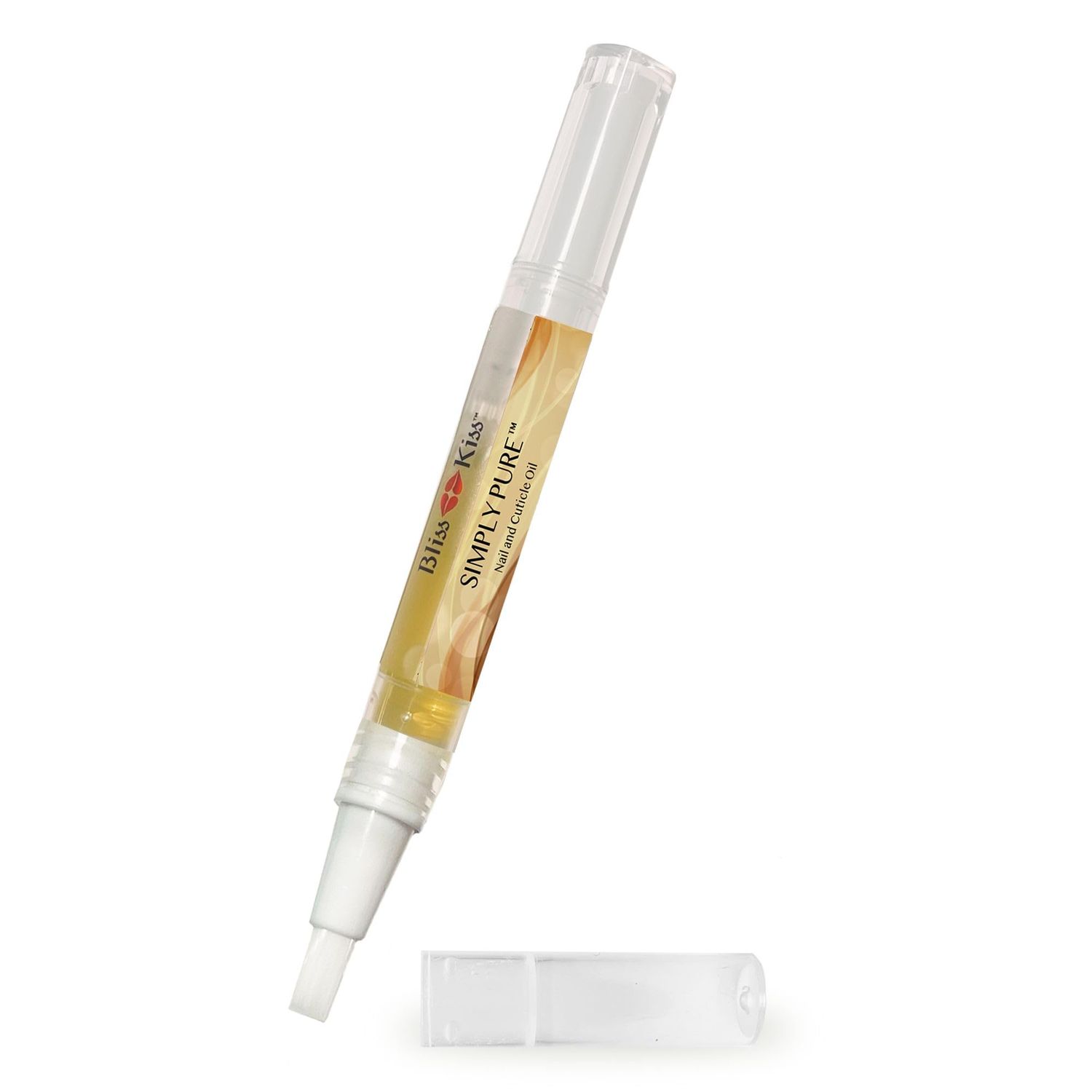 Bliss Kiss | 1 Vanilla Fragrance | Nail Oil Cuticle Pen w/Vitamin E &amp; Jojoba?Nail Strengthener Nail Growth Serum for Brittle Peeling Breaking Thin Nails