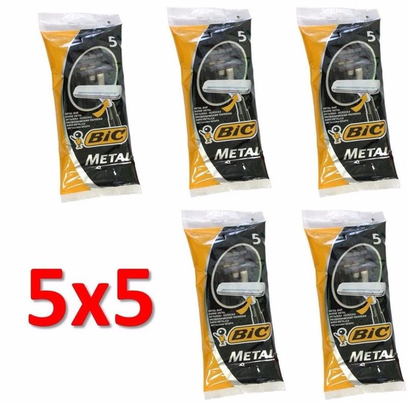 Bic Metal Razors -- 5 ct.