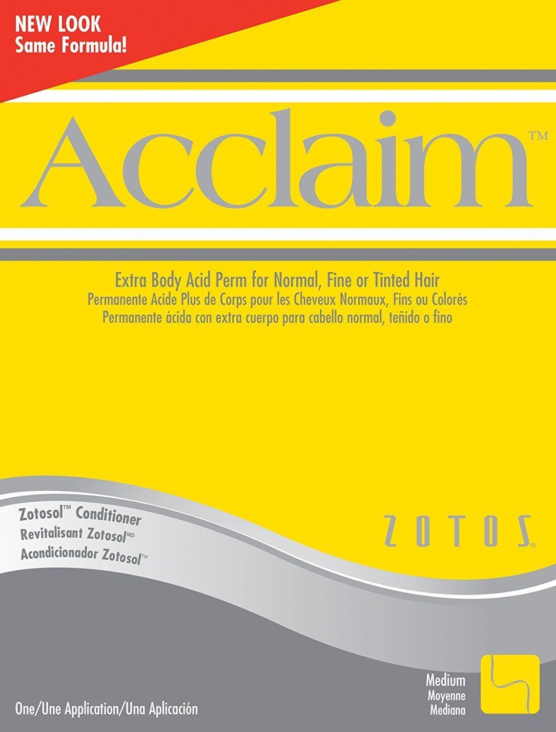 Zotos Acclaim Extra Body Acid Permanent Treatment Unisex 1 Application